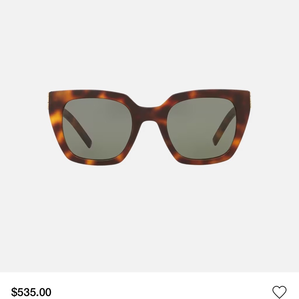 Tortoise Shell Square Sunglasses - Picture 3 of 5